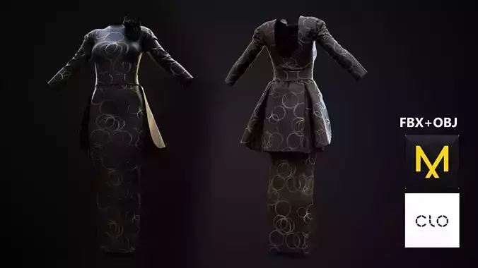 Event Dress Marvelous Designer