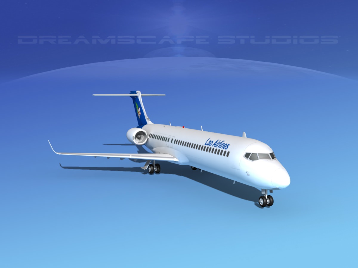 Comac ARJ21-700 Lao Airlines 3D model_3