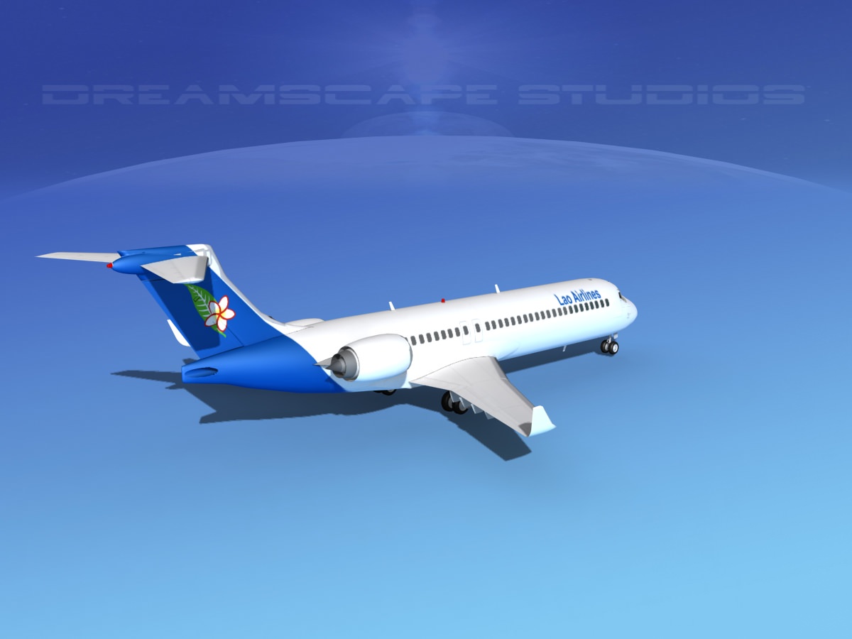 Comac ARJ21-700 Lao Airlines 3D model_5