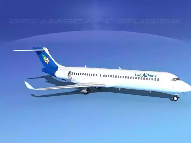 Comac ARJ21-700 Lao Airlines 3D model