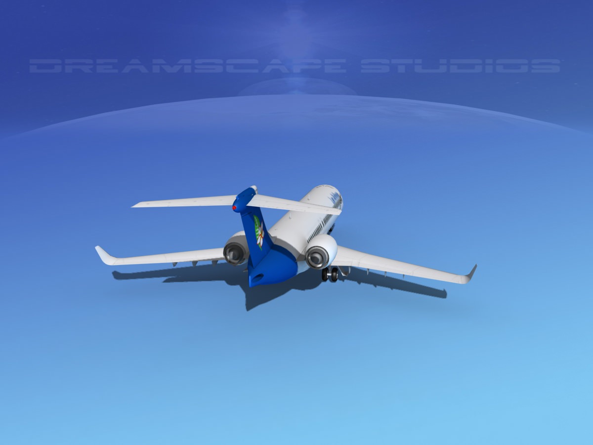 Comac ARJ21-700 Lao Airlines 3D model_6