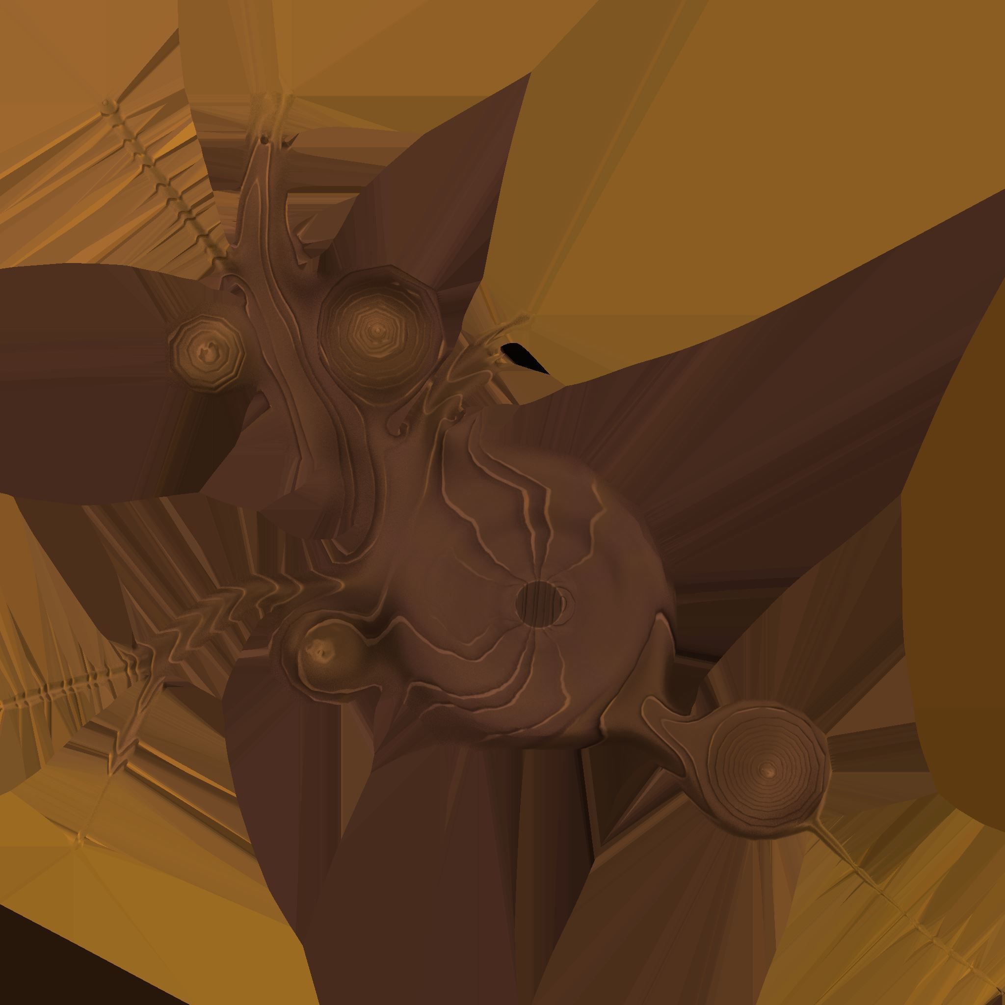 Toon Trees 3D model_6