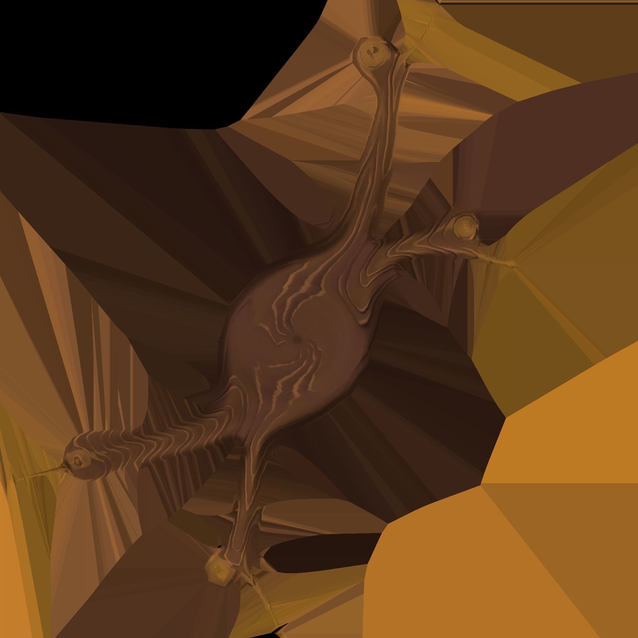 Toon Trees 3D model_4