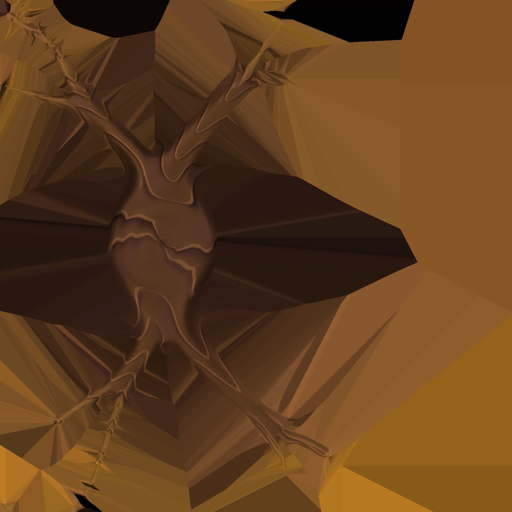 Toon Trees 3D model_2