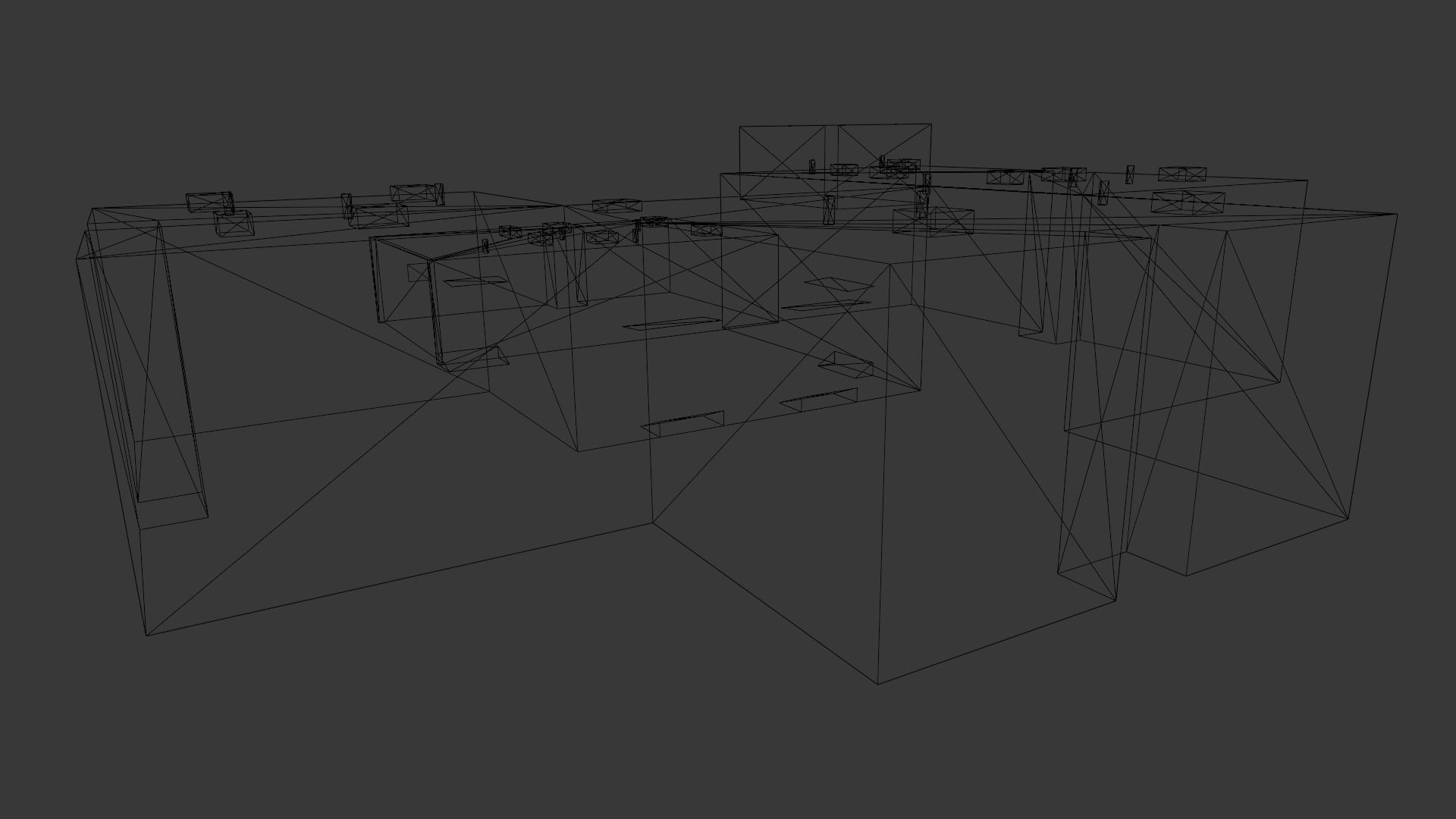 Hospital Building 3D Model Low-poly 3D model_11