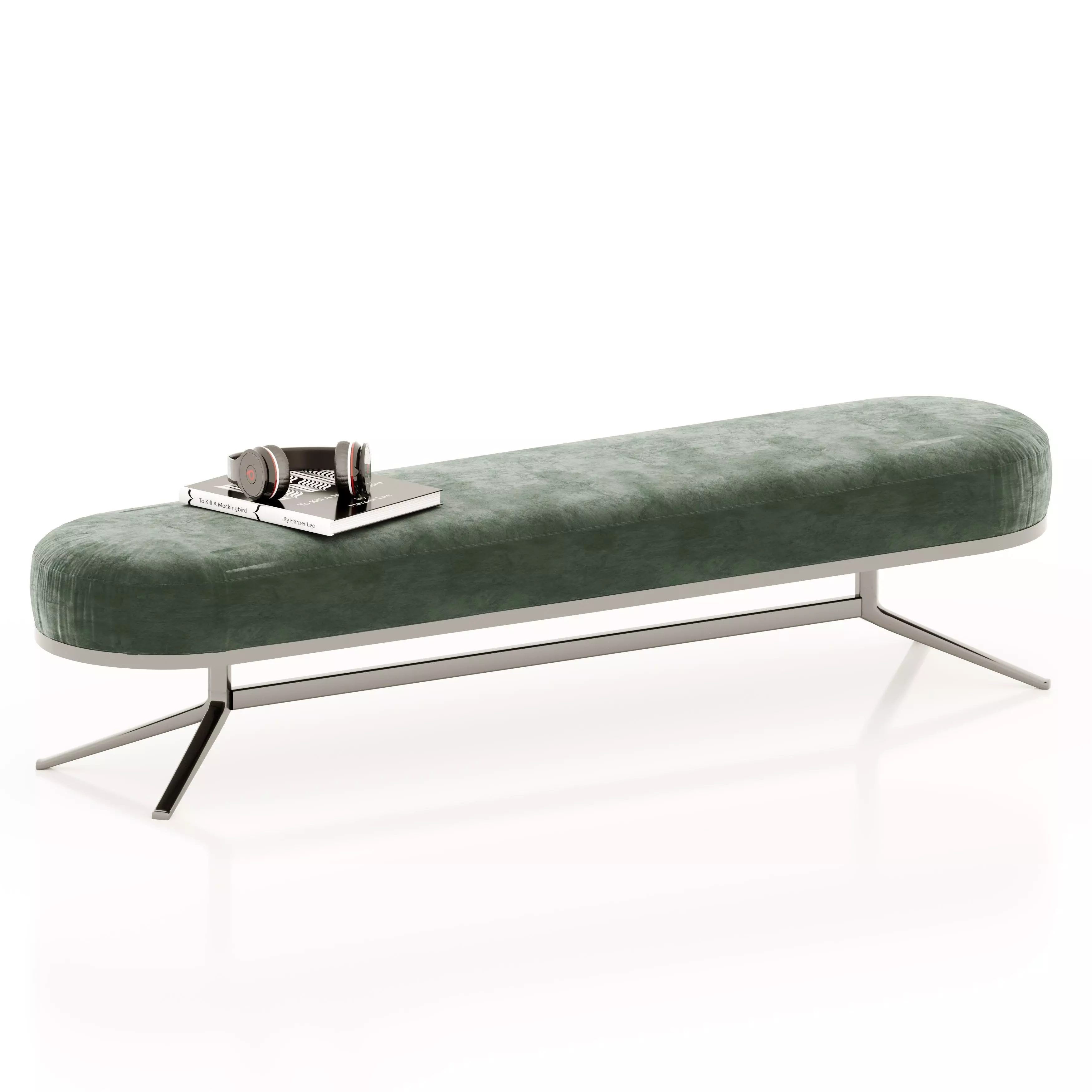 Ottoman seating with Premium Materials and Vibrant Colors 3D model