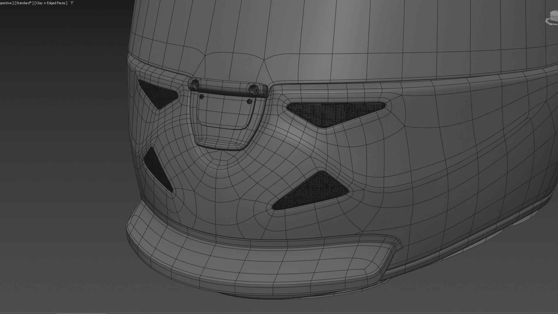 F1 Helmet Verstappen  Low-poly 3D model_11