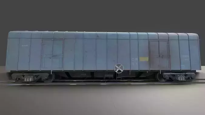 IRCTC Indian Freight Train 3D Model