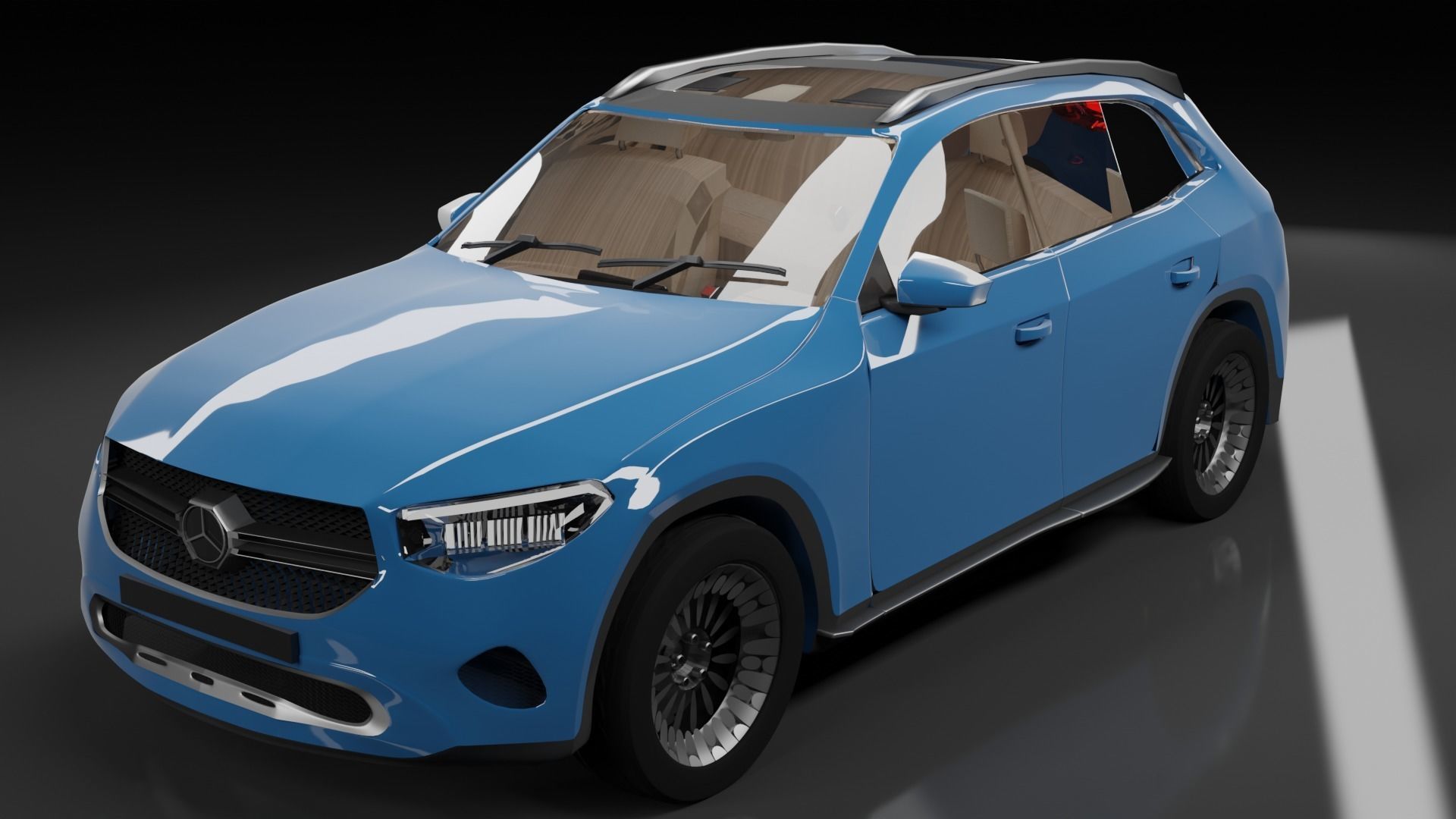 Mercedes Benz GLC 300 3D model_2