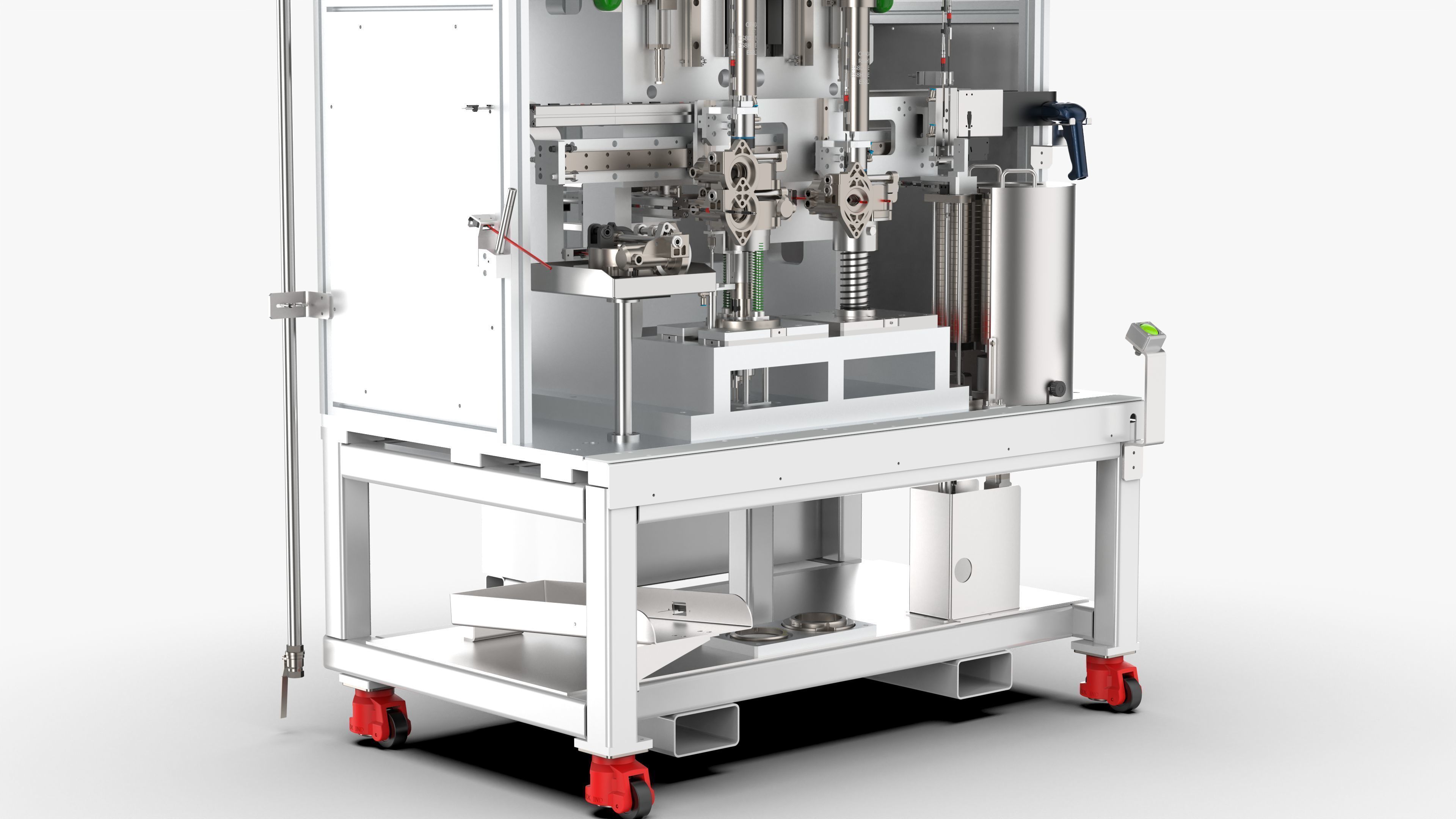 Automatic Bearing and Circlip Press Fitting Machine 3D model_13