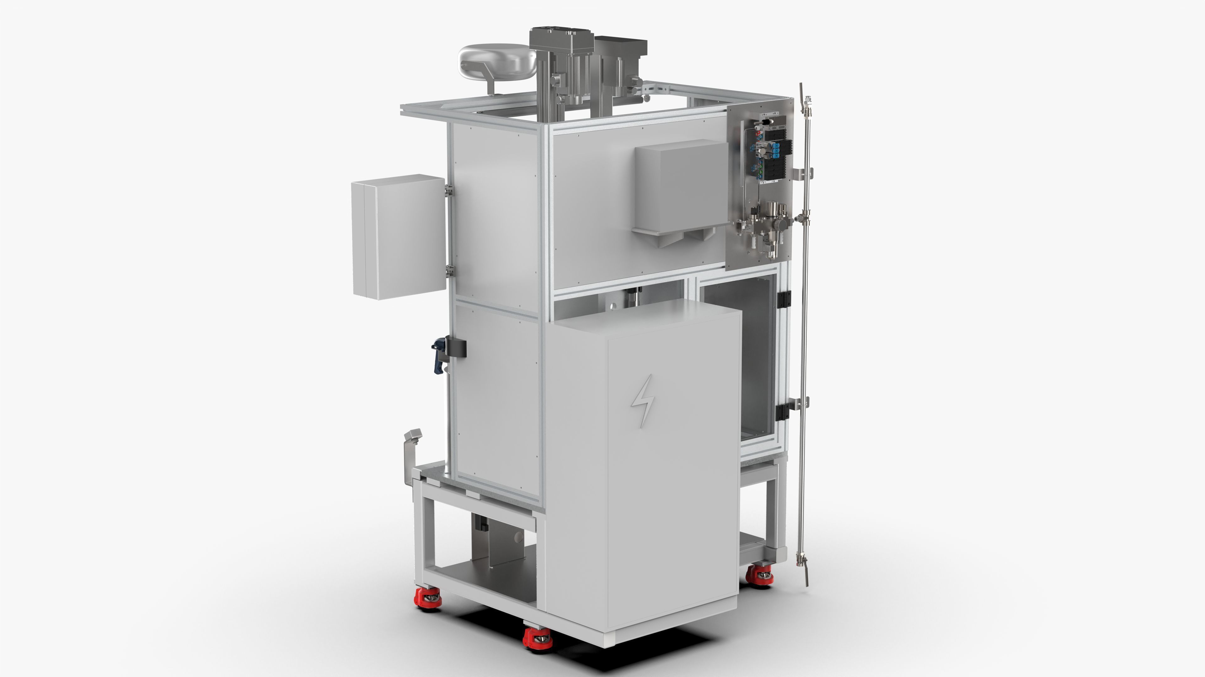 Automatic Bearing and Circlip Press Fitting Machine 3D model_3