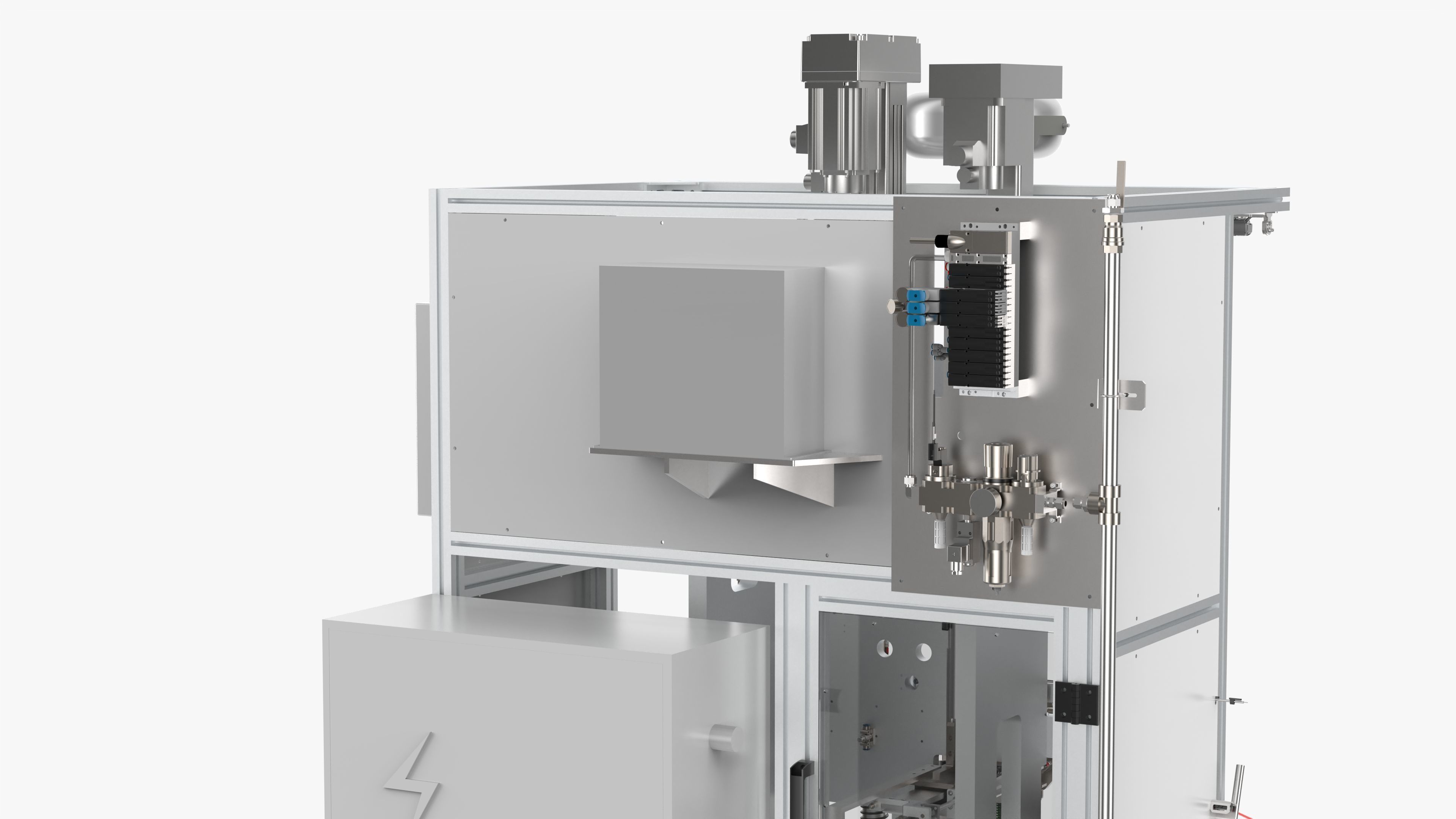 Automatic Bearing and Circlip Press Fitting Machine 3D model_16