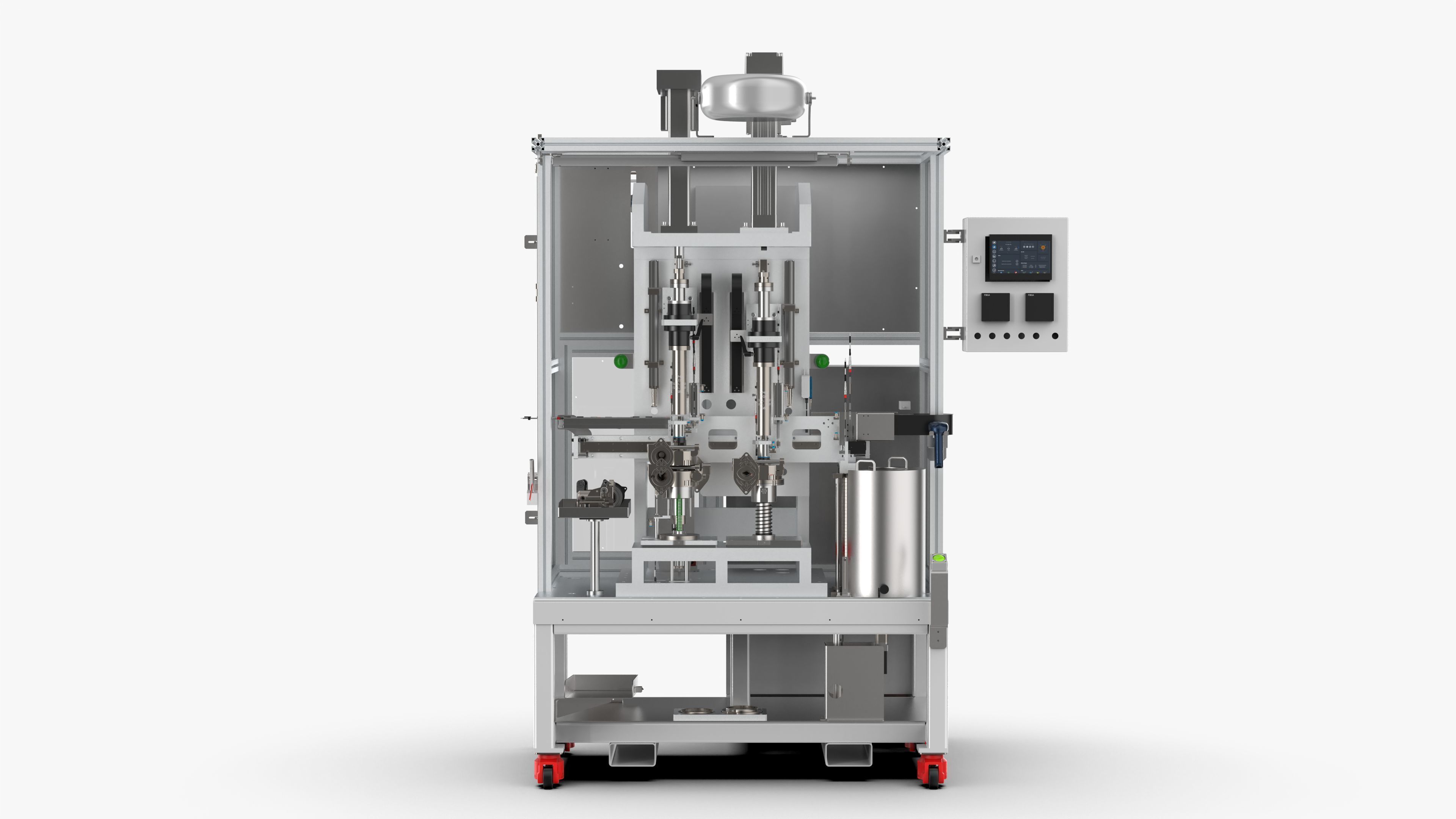 Automatic Bearing and Circlip Press Fitting Machine 3D model_8