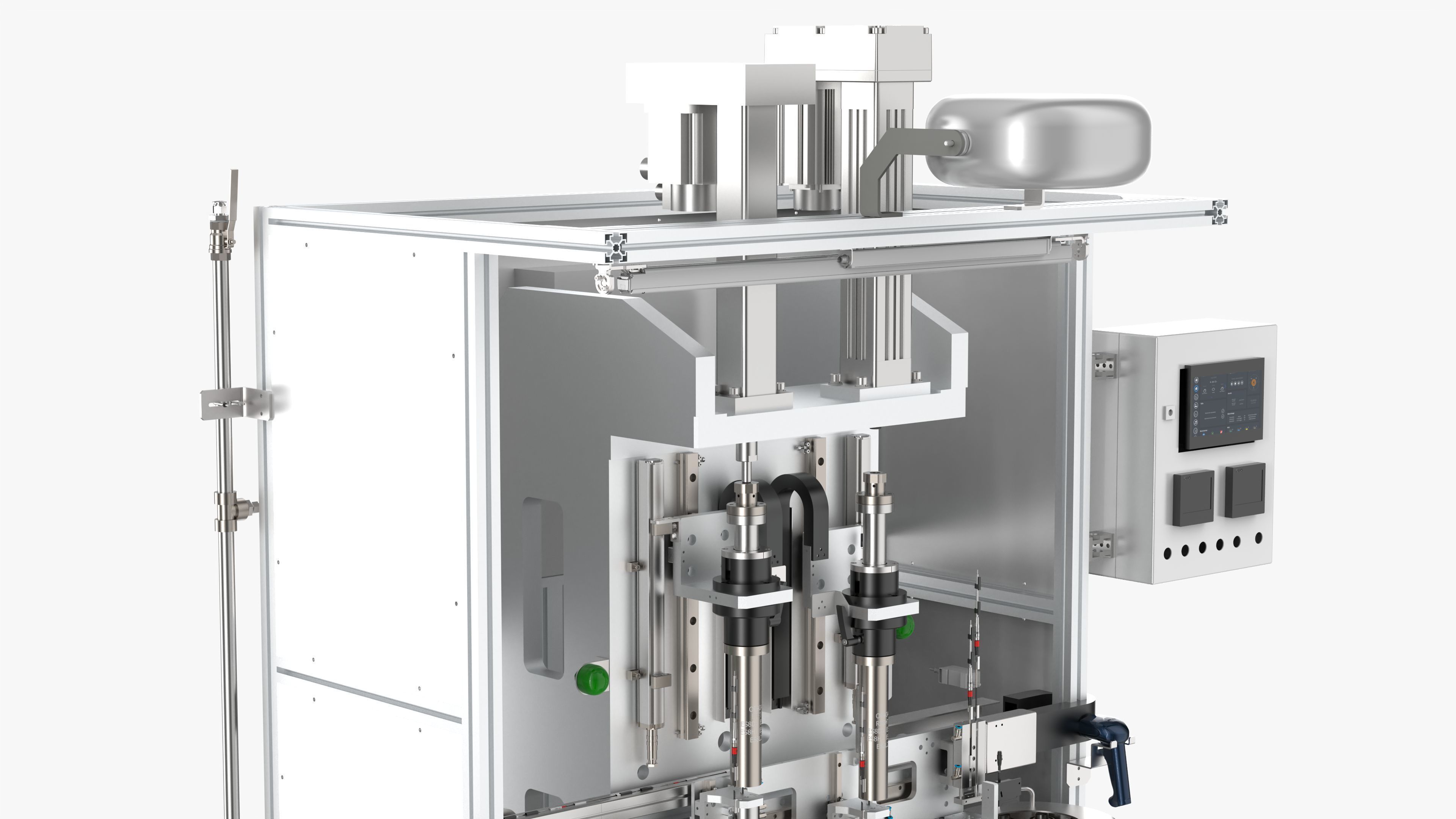 Automatic Bearing and Circlip Press Fitting Machine 3D model_14