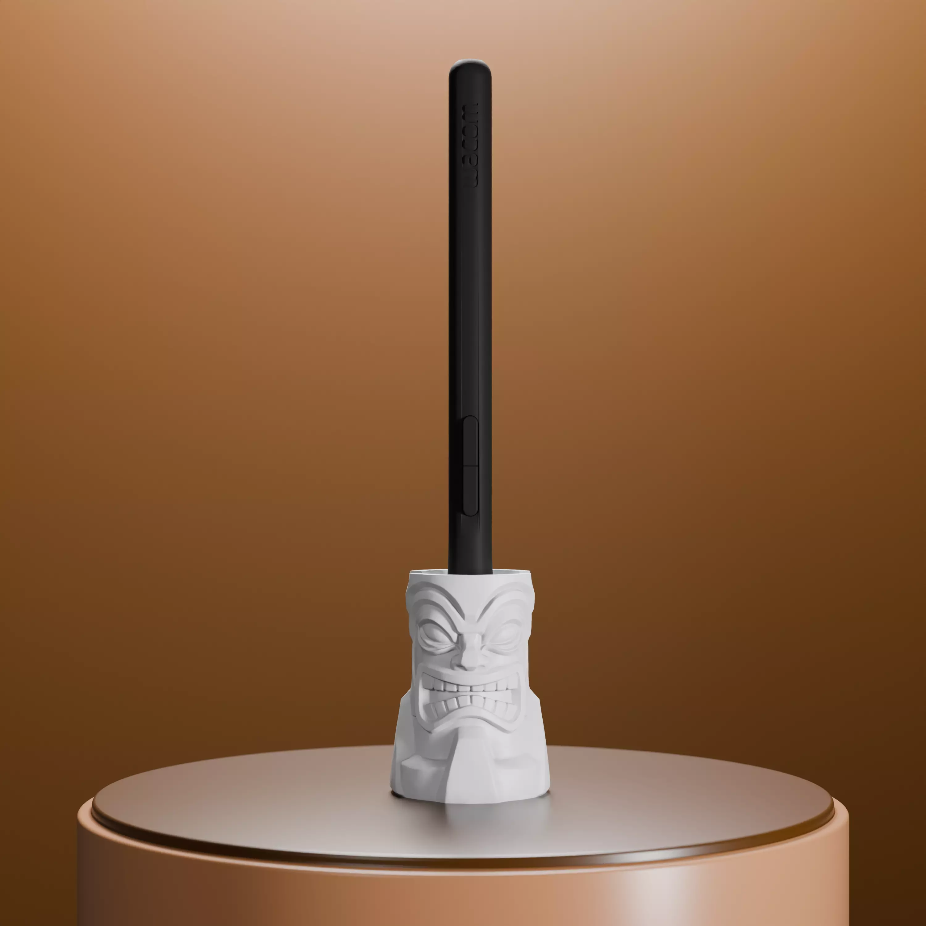 Tiki Wacom Pen Holder 3D print model_0