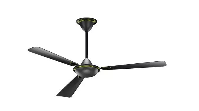 Ceiling Fan Animated  3D Model Low-poly 3D model