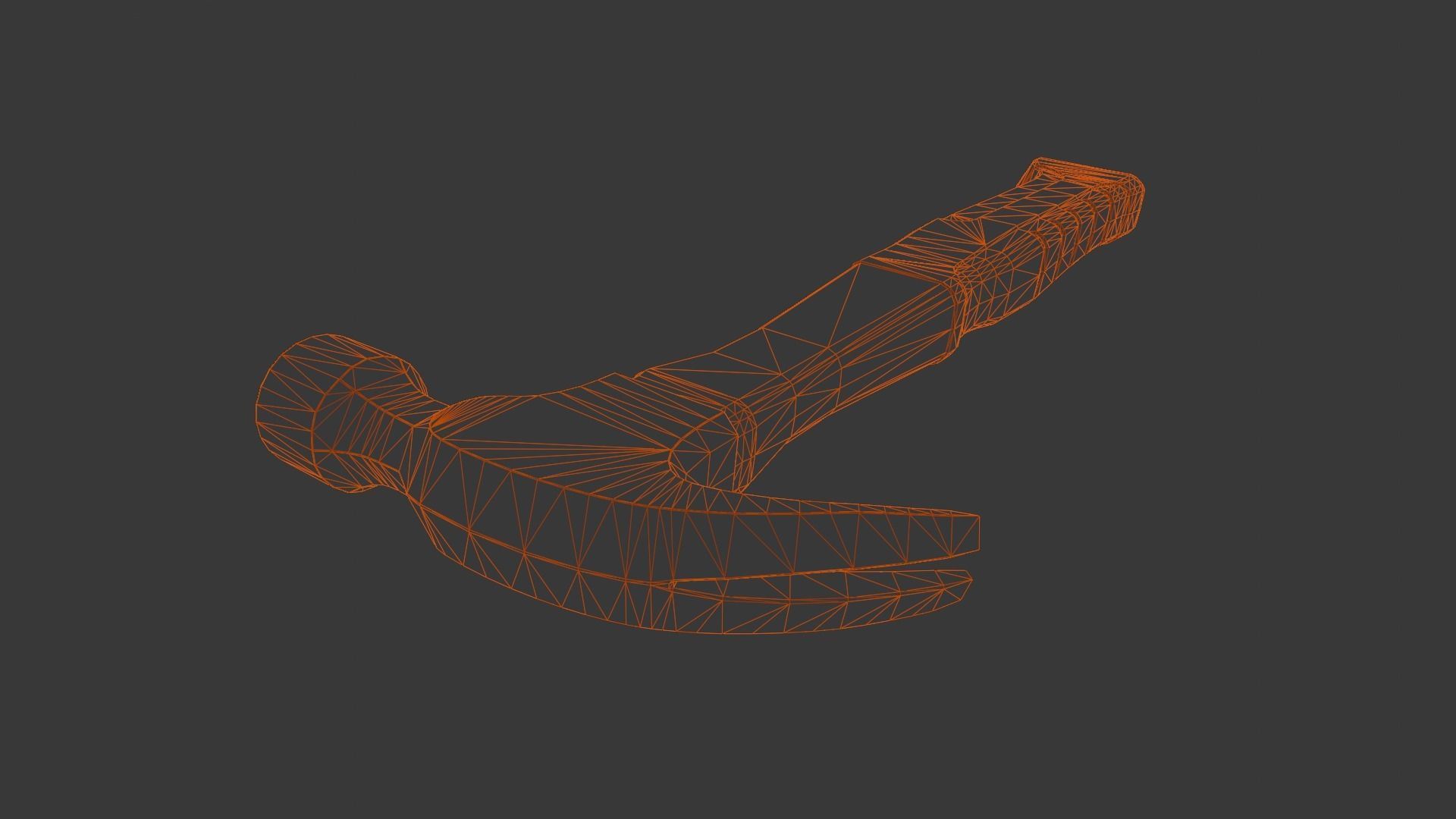 Hammer 3D Model Low-poly 3D model_11