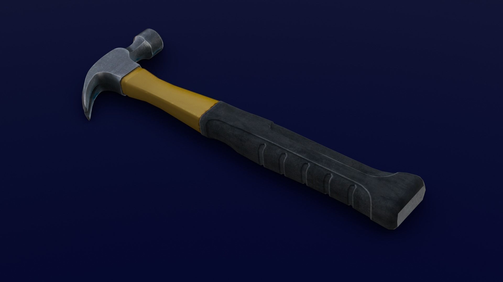 Hammer 3D Model Low-poly 3D model_2