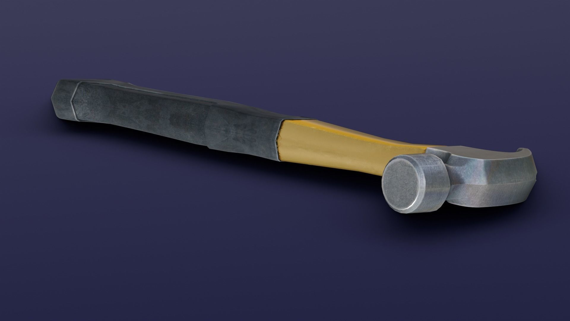 Hammer 3D Model Low-poly 3D model_17