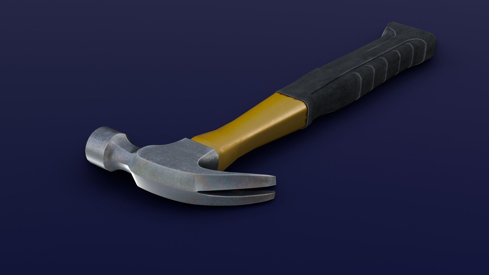 Hammer 3D Model Low-poly 3D model_1