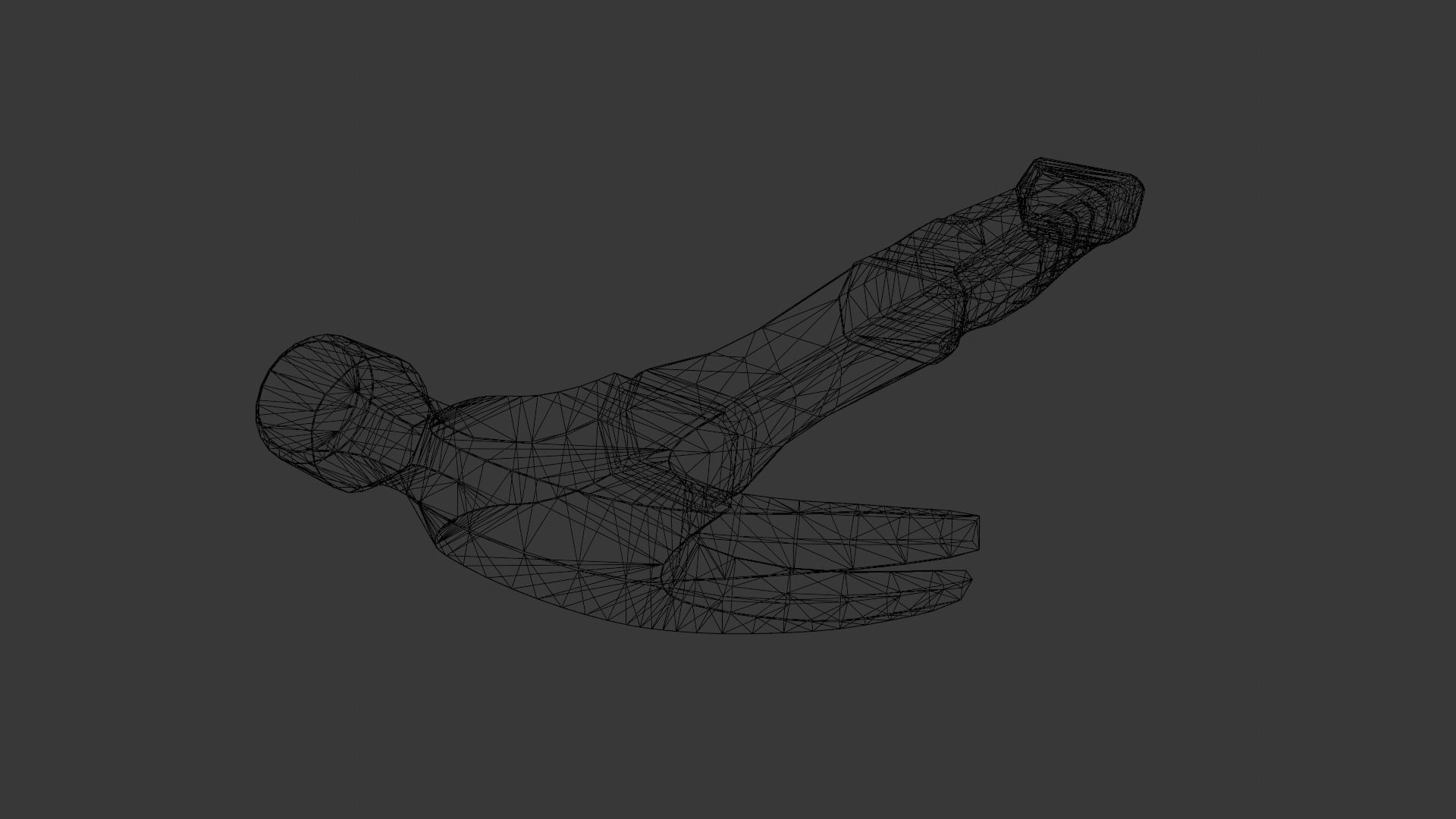 Hammer 3D Model Low-poly 3D model_9