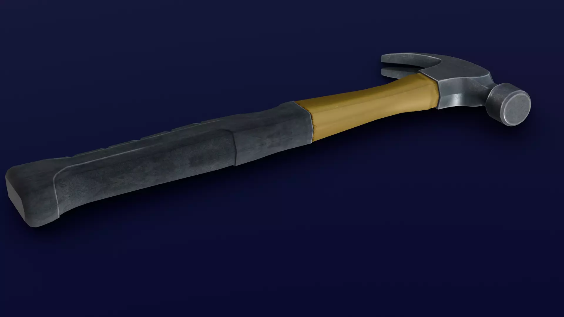 Hammer 3D Model Low-poly 3D model_0