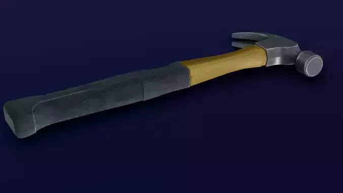 Hammer 3D Model Low-poly 3D model