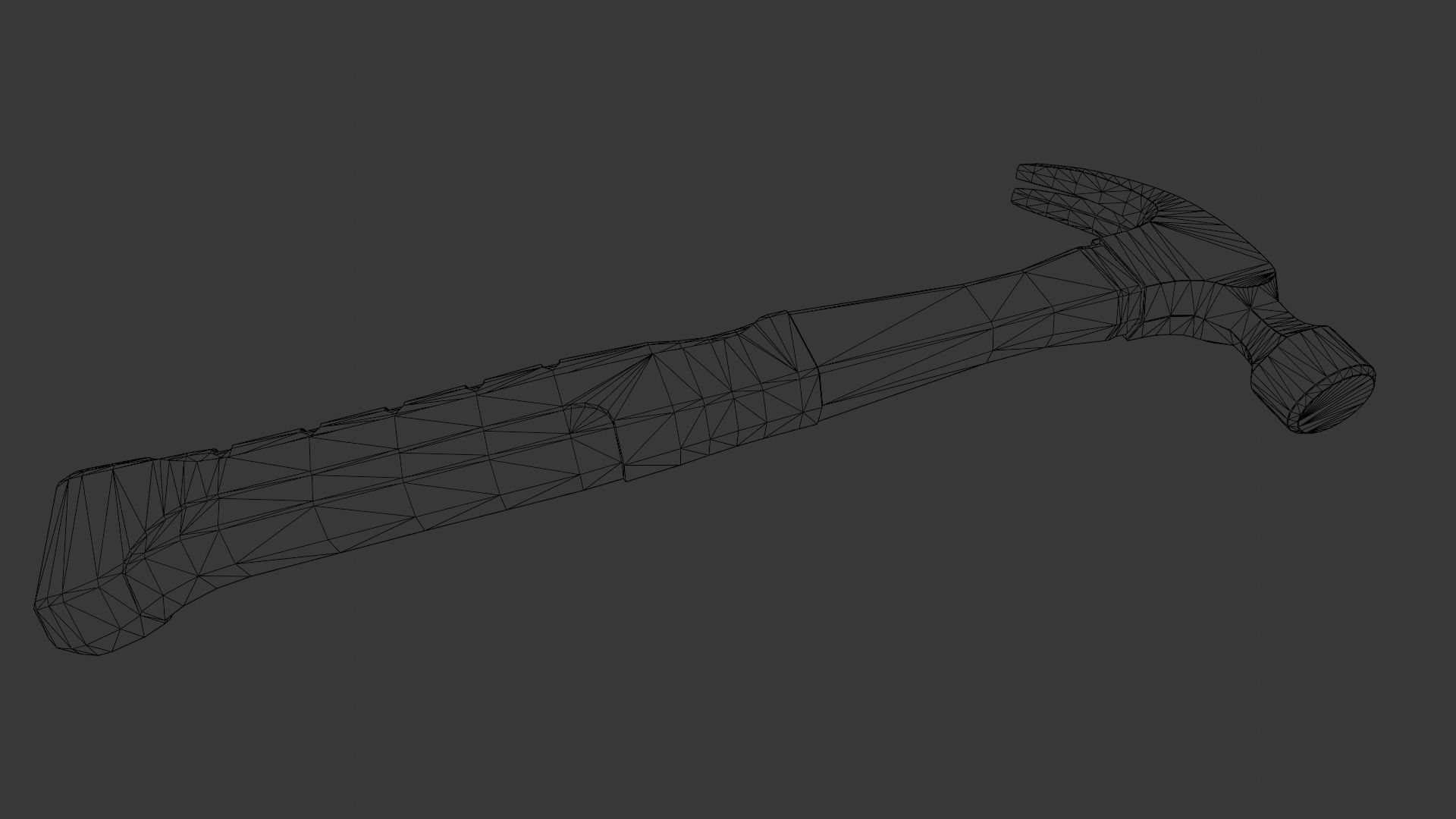 Hammer 3D Model Low-poly 3D model_12