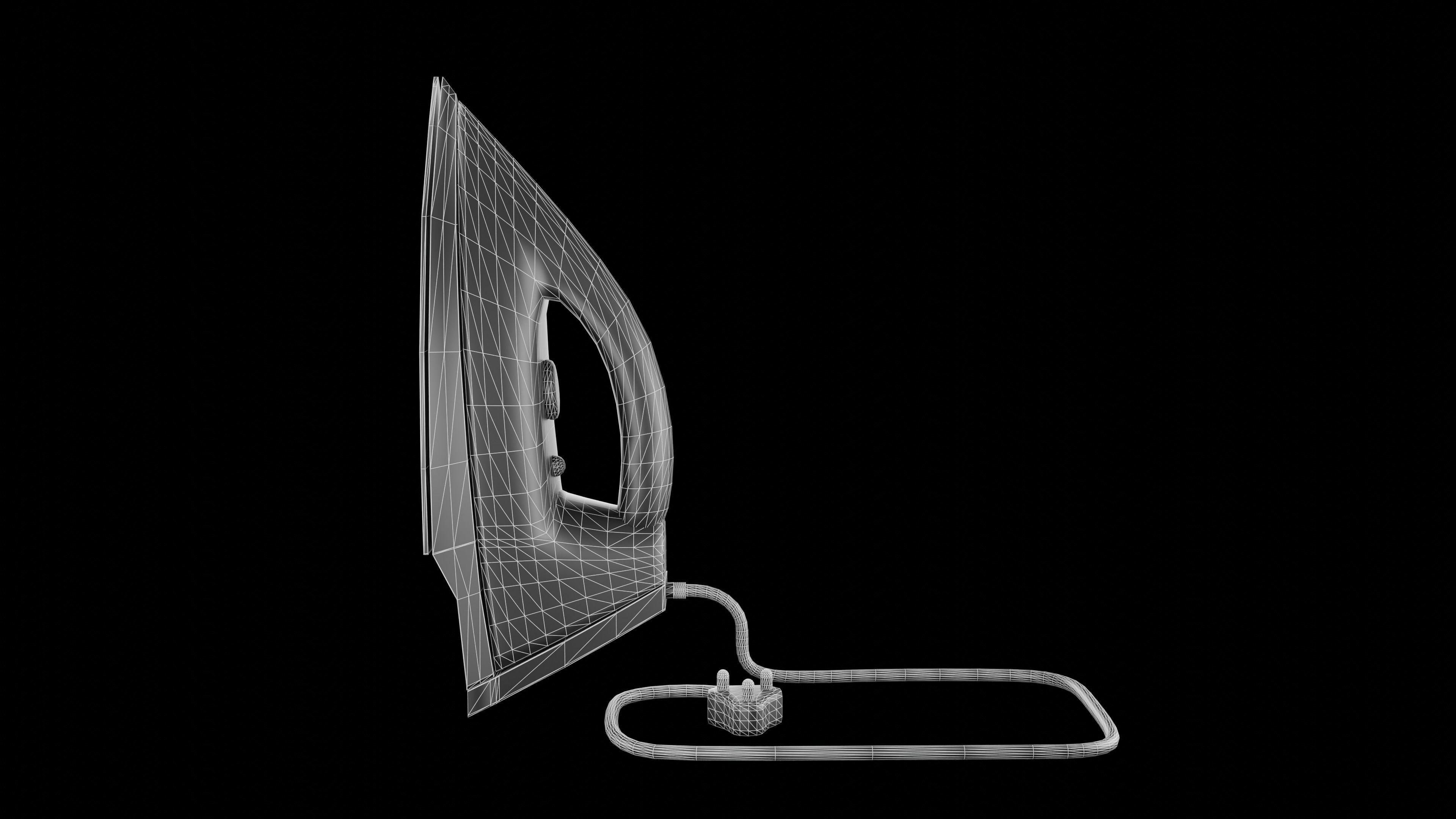 Iron Box 3D Model Low-poly 3D model_8