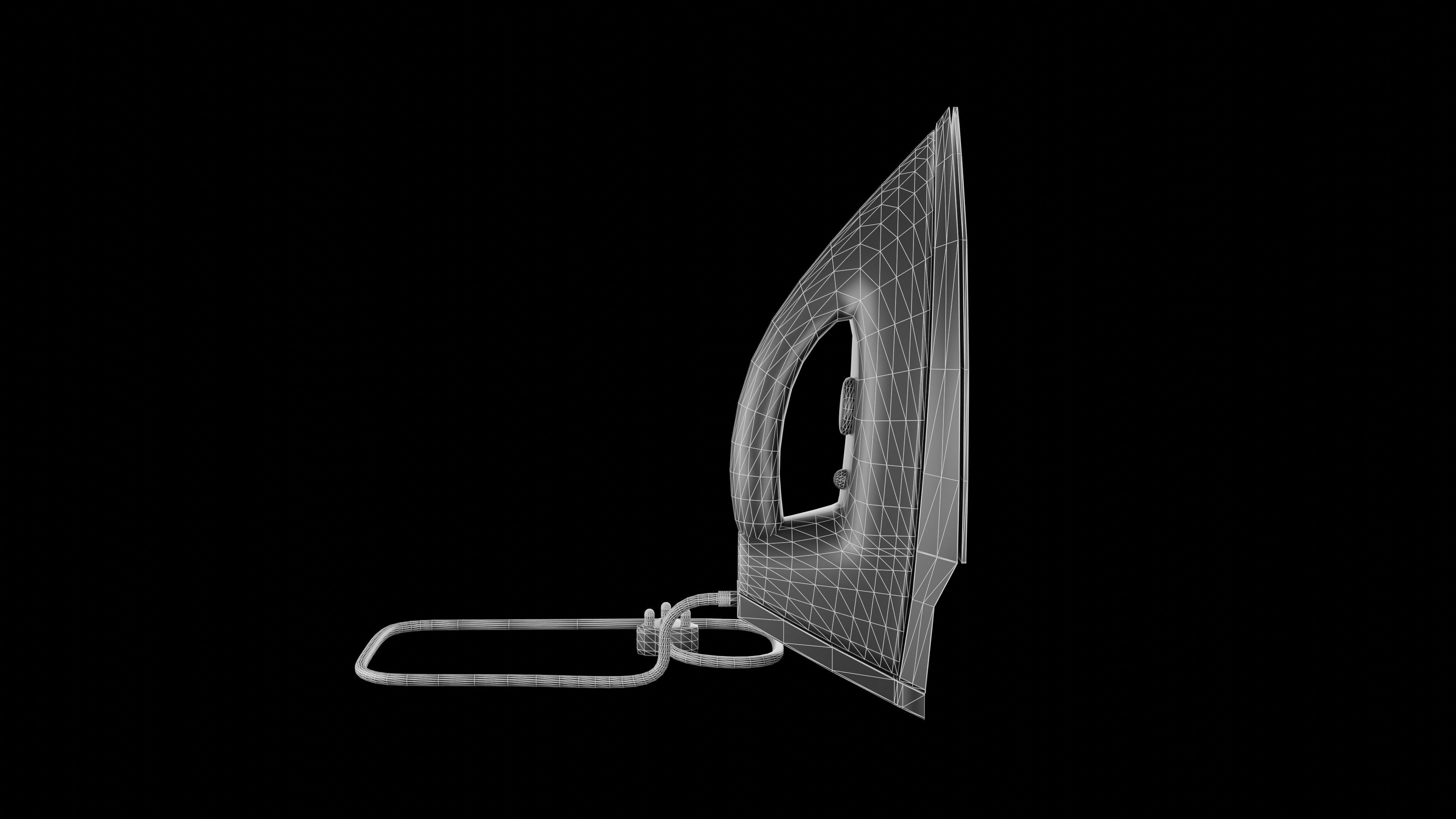 Iron Box 3D Model Low-poly 3D model_9