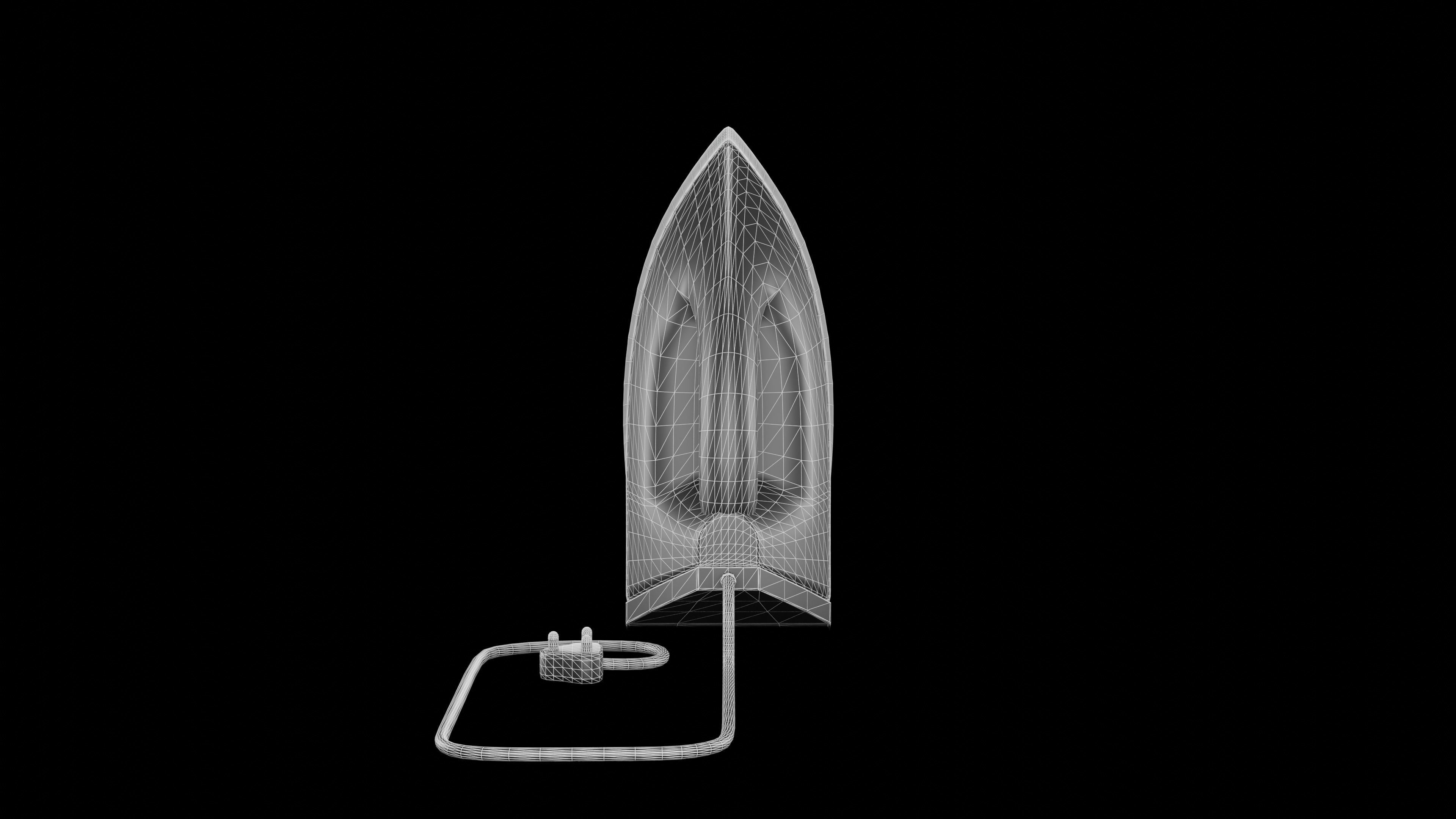 Iron Box 3D Model Low-poly 3D model_6