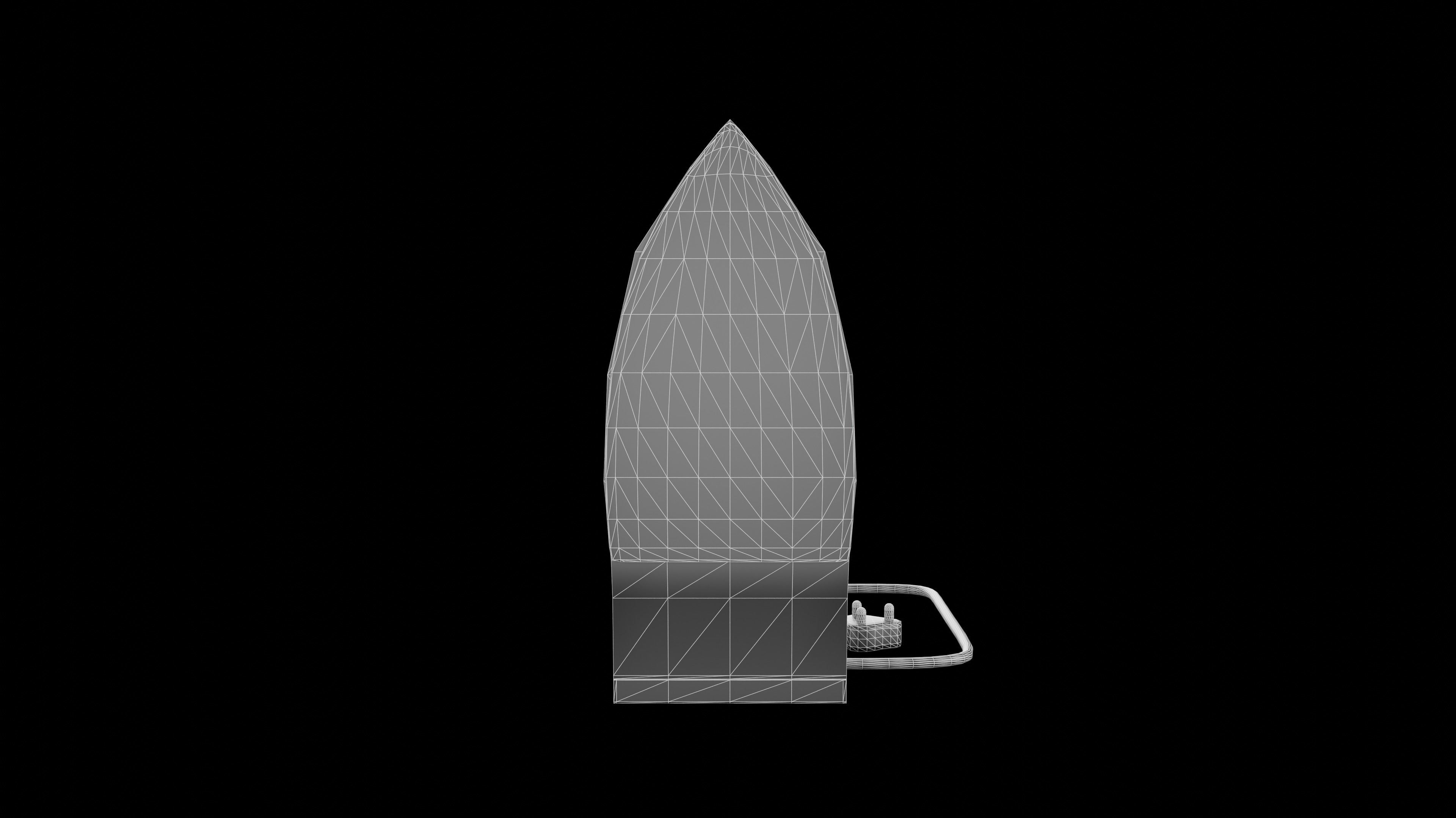 Iron Box 3D Model Low-poly 3D model_7