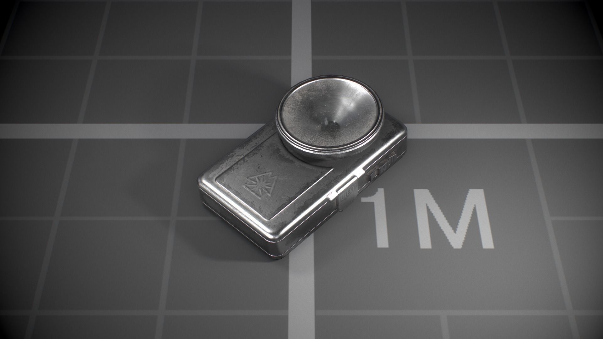 Used Soviet Flashlights Low-poly 3D model_4