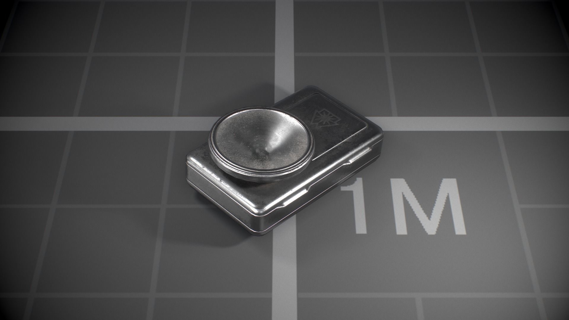 Used Soviet Flashlights Low-poly 3D model_5