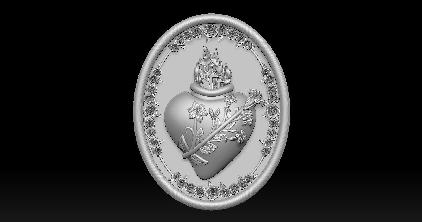 Most Chaste Heart of Joseph 3D Print Model 3D print model_3