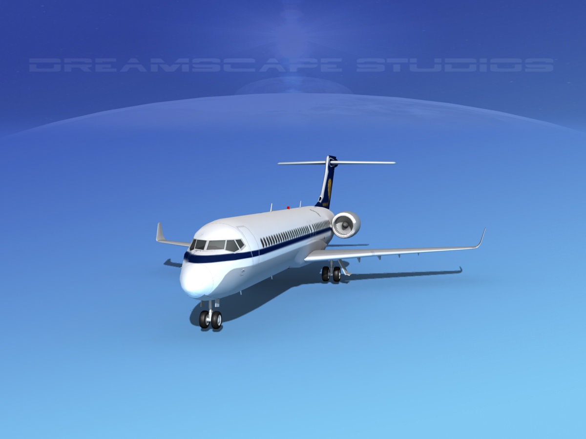 Comac ARJ21-700 Myanmar Airlines 3D model_2