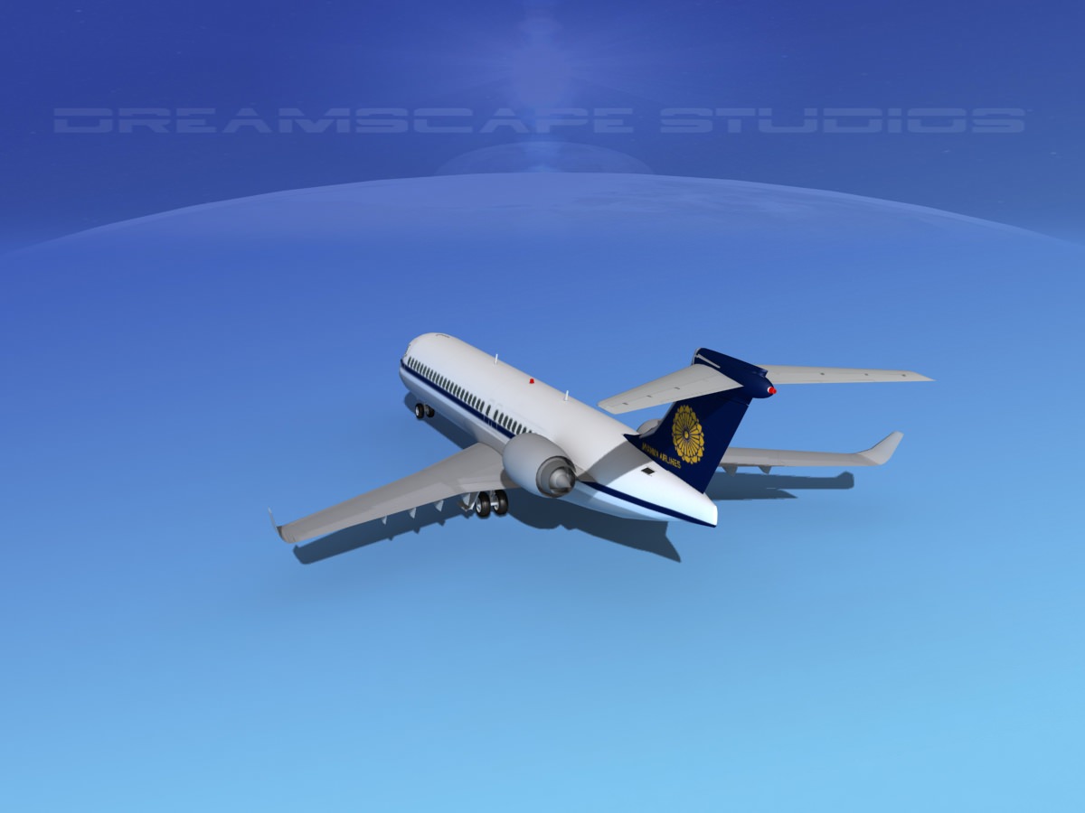 Comac ARJ21-700 Myanmar Airlines 3D model_7