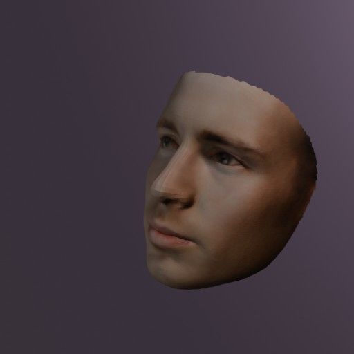 PopFace BaseMesh - Chris Evans 3D model_2