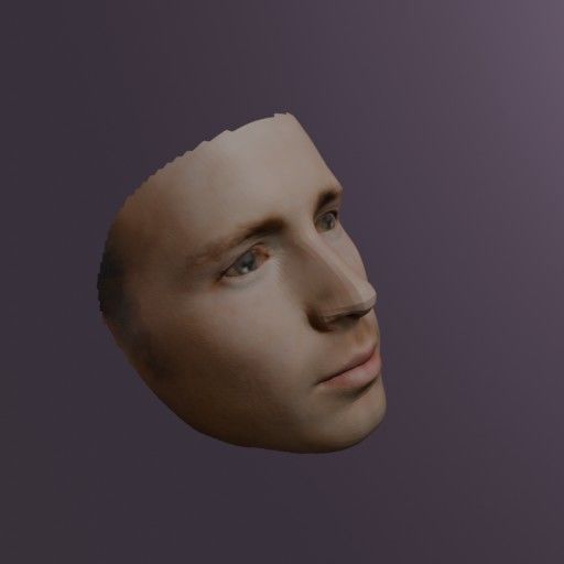 PopFace BaseMesh - Chris Evans 3D model_5
