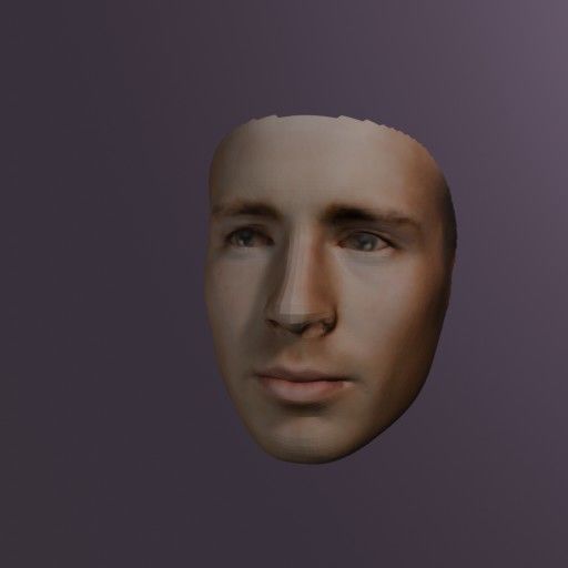 PopFace BaseMesh - Chris Evans 3D model_3