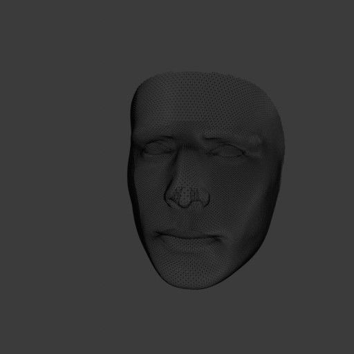 PopFace BaseMesh - Chris Evans 3D model_12