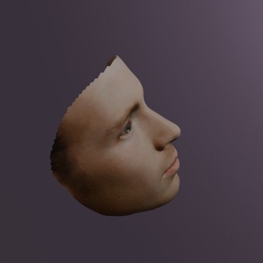 PopFace BaseMesh - Chris Evans 3D model_6