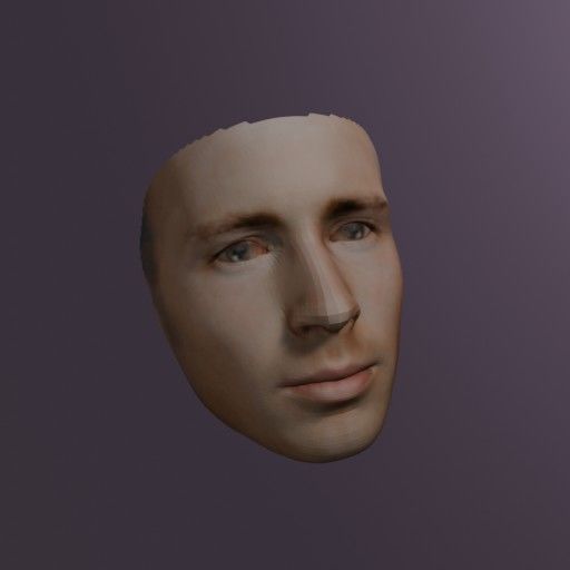 PopFace BaseMesh - Chris Evans 3D model_4