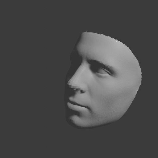 PopFace BaseMesh - Chris Evans 3D model_7