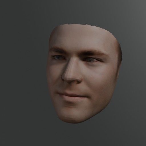 PopFace BaseMesh - Chris Hemsworth 3D model_3