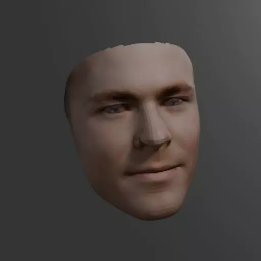 PopFace BaseMesh - Chris Hemsworth 3D model_0