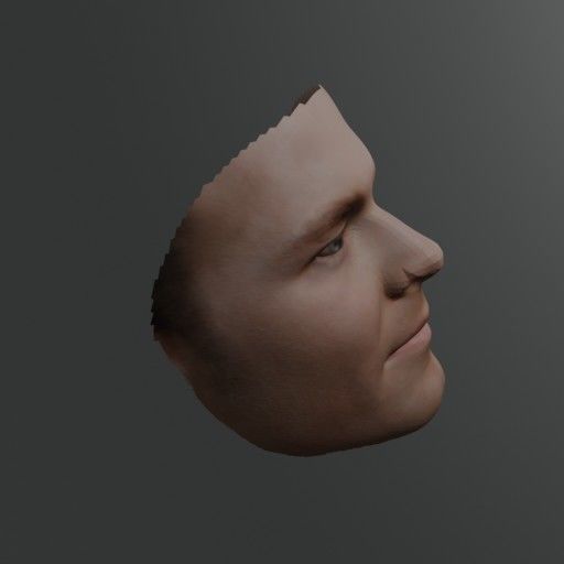 PopFace BaseMesh - Chris Hemsworth 3D model_6