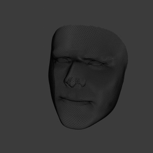 PopFace BaseMesh - Chris Hemsworth 3D model_12