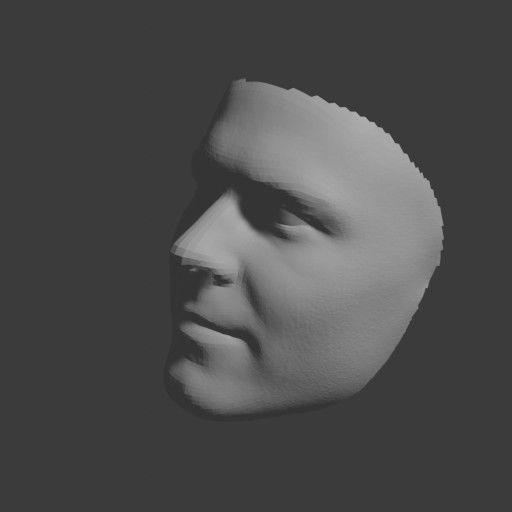 PopFace BaseMesh - Chris Hemsworth 3D model_7