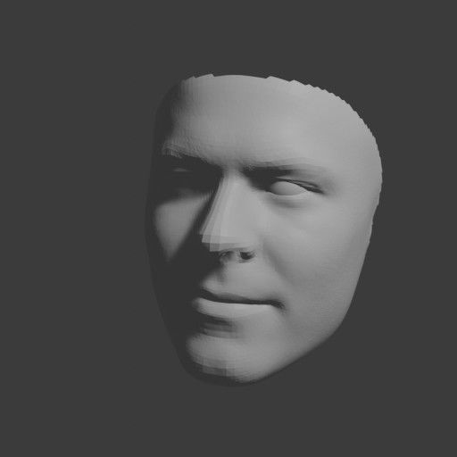 PopFace BaseMesh - Chris Hemsworth 3D model_8